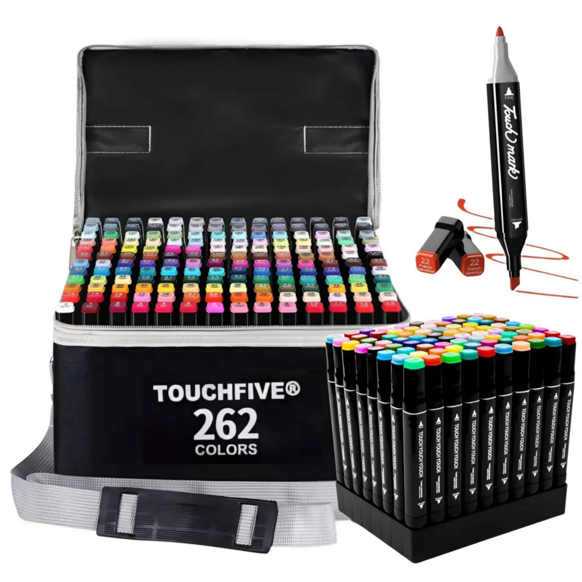 TOUCH - PLUMONES TOUCH 262 PIEZAS