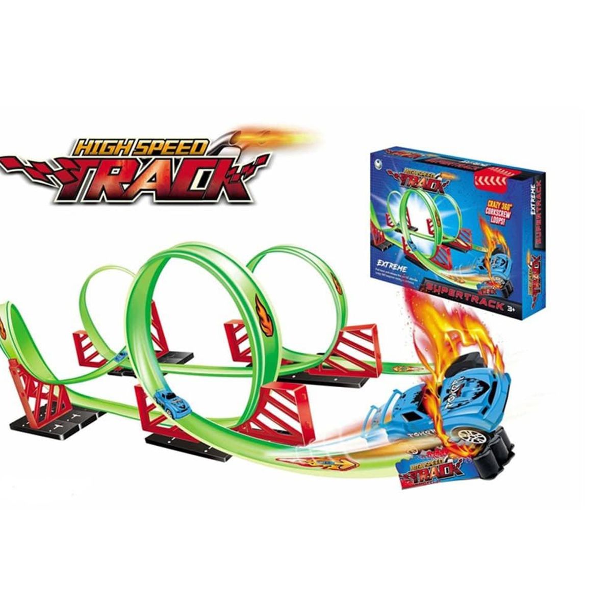 OEM - Pista de Carrera para Niños Juguete de Carreras