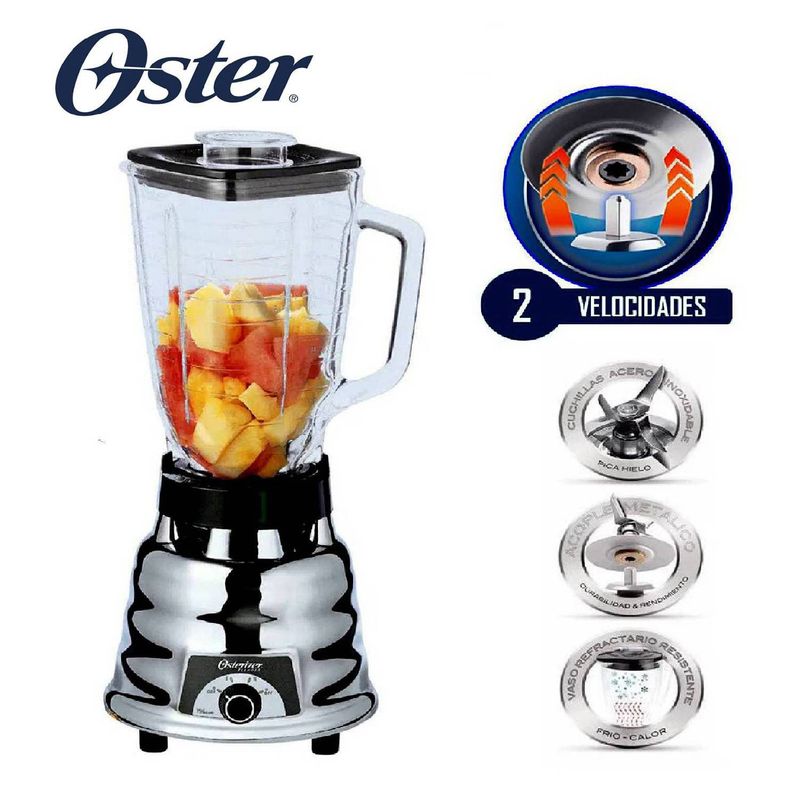 OSTER - Licuadora Oster® 2 velocidades 0250 Cromada