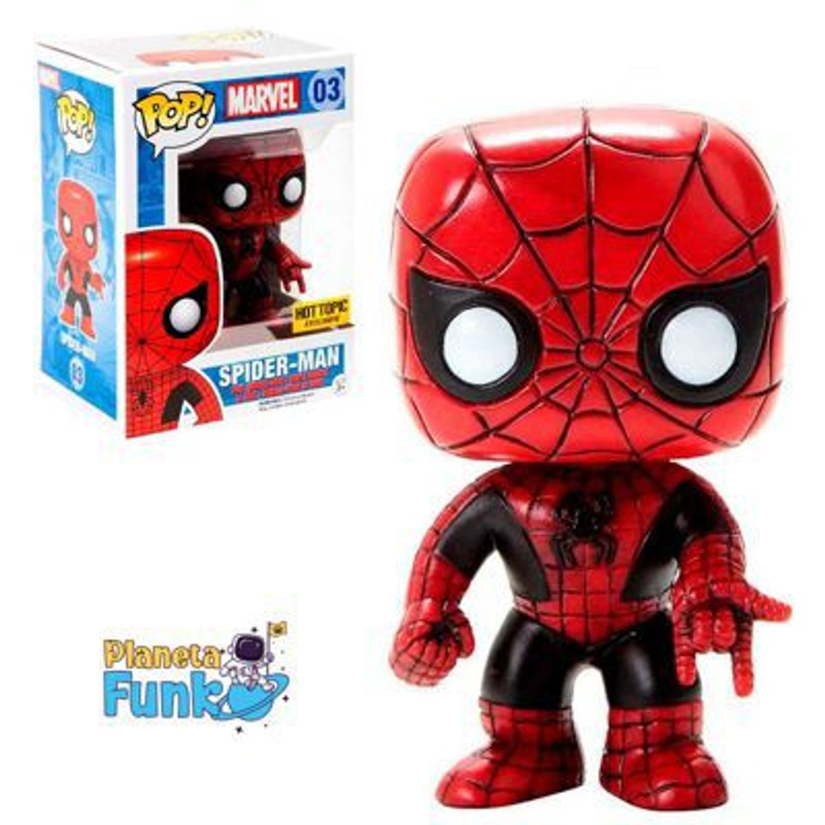 FUNKO - SPIDERMAN MARVEL 03 FUNKO POP EXCLUSIVO