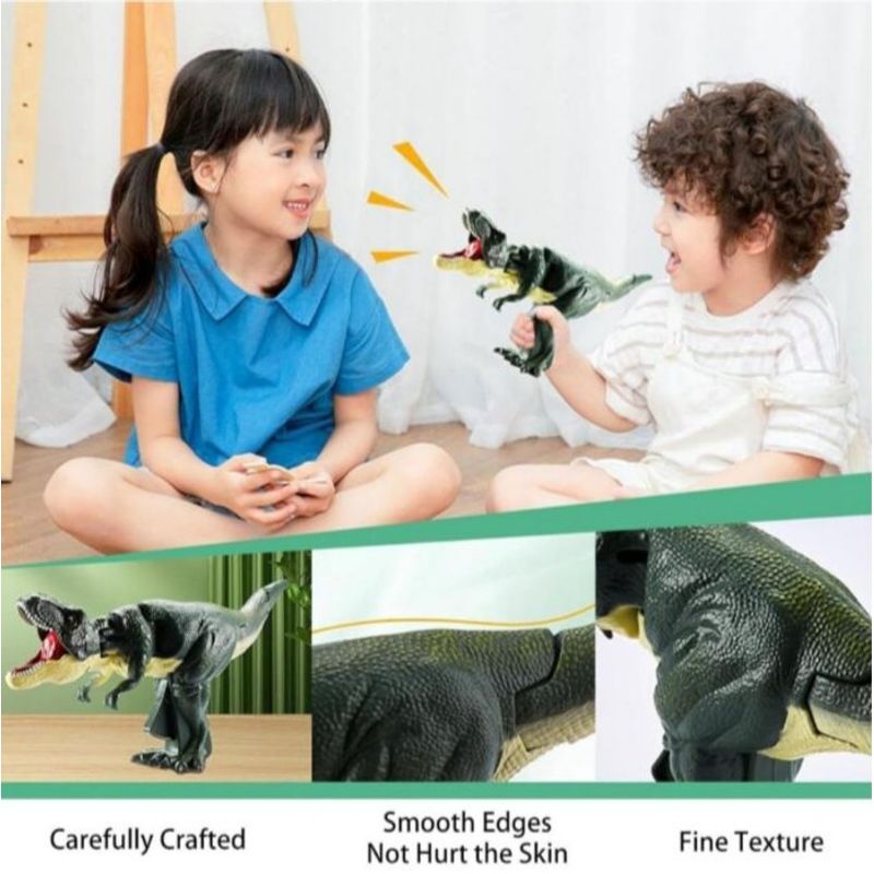 GENERICO - JUGUETE DINOSAURIO ZA ZA ZA CON LUCES Y SONIDO