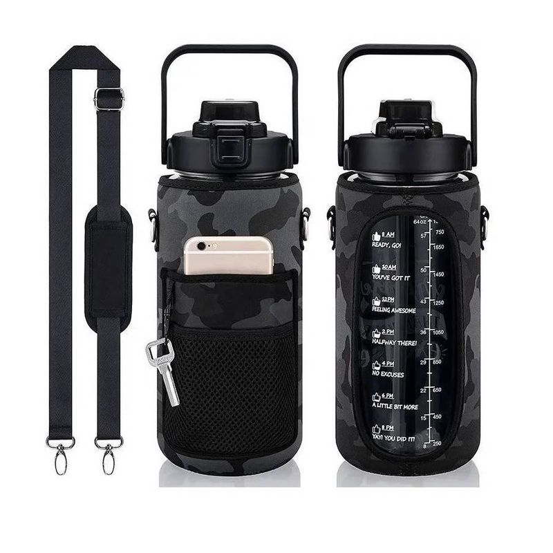 GENERICO - TOMATODO DE 2 LITROS CON FUNDA CAMUFLADA