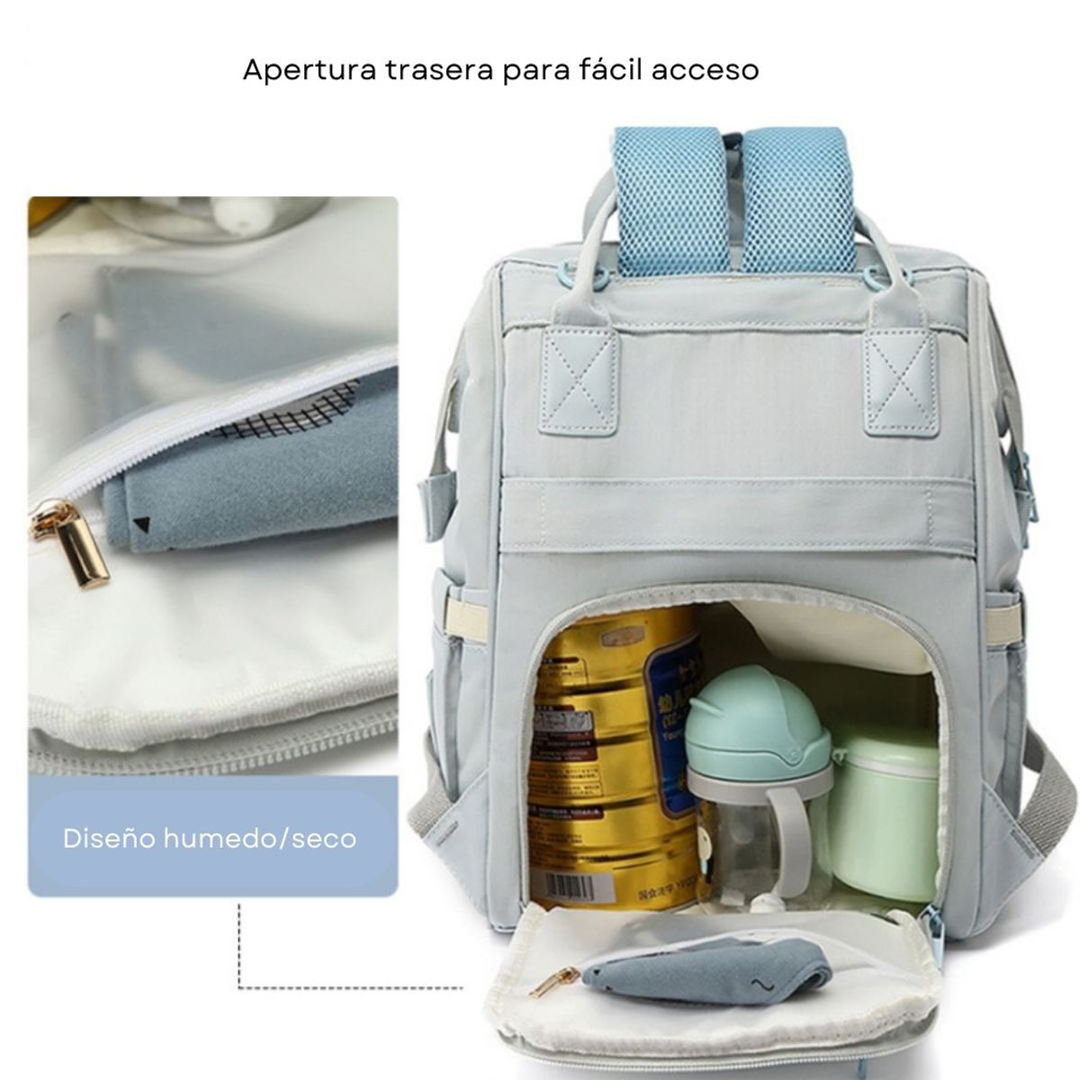 GENERICO - Mochila pañalera Carefree Negro