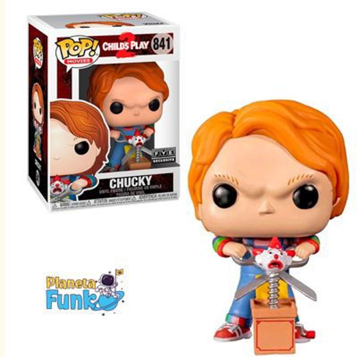 FUNKO - CHUCKY CON TIJERAS FUNKO POP 841