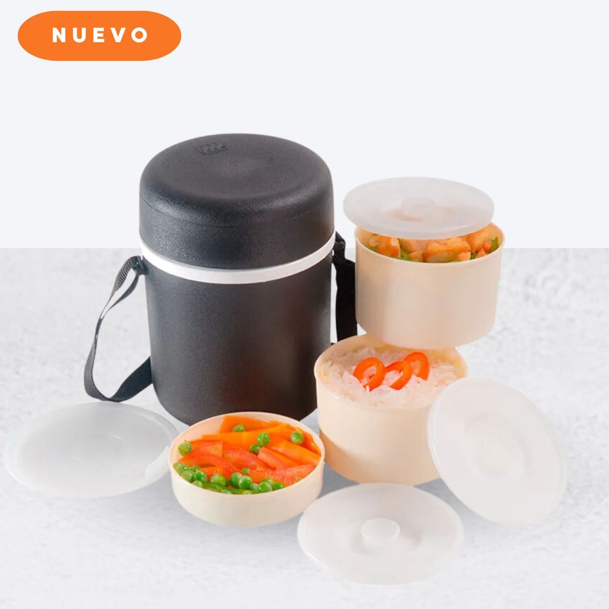 POLIMES - Termo comida clásico 1.50 lt morado - polimes