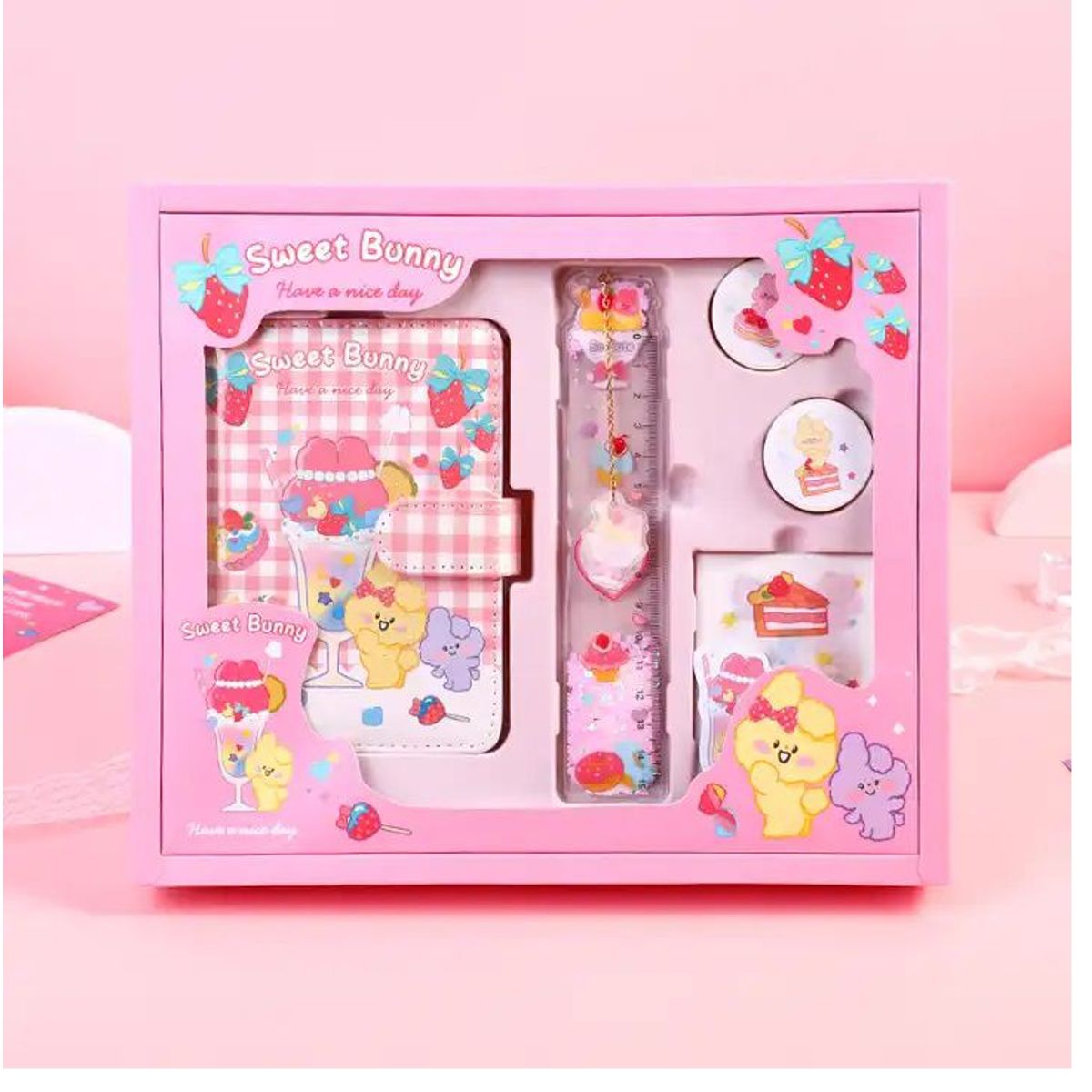 OEM - Diario con Set de Manualidades para Niños Color Rosado