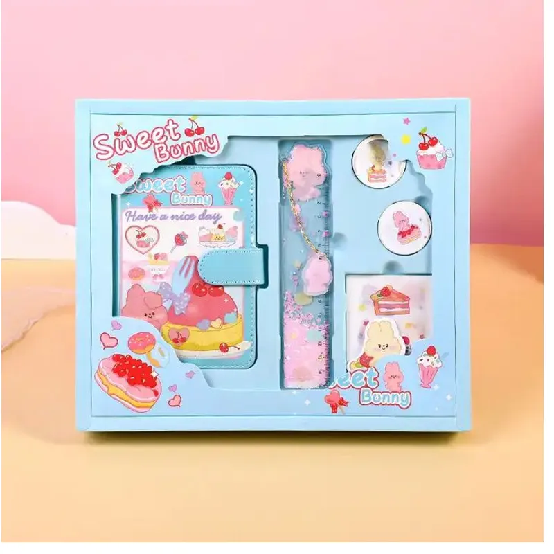 OEM - Diario con Set de Manualidades para Niños Color Celeste