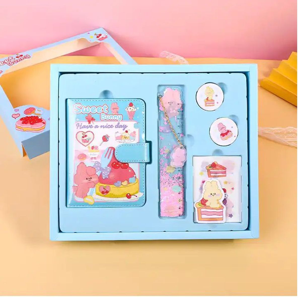 OEM - Diario con Set de Manualidades para Niños Color Celeste