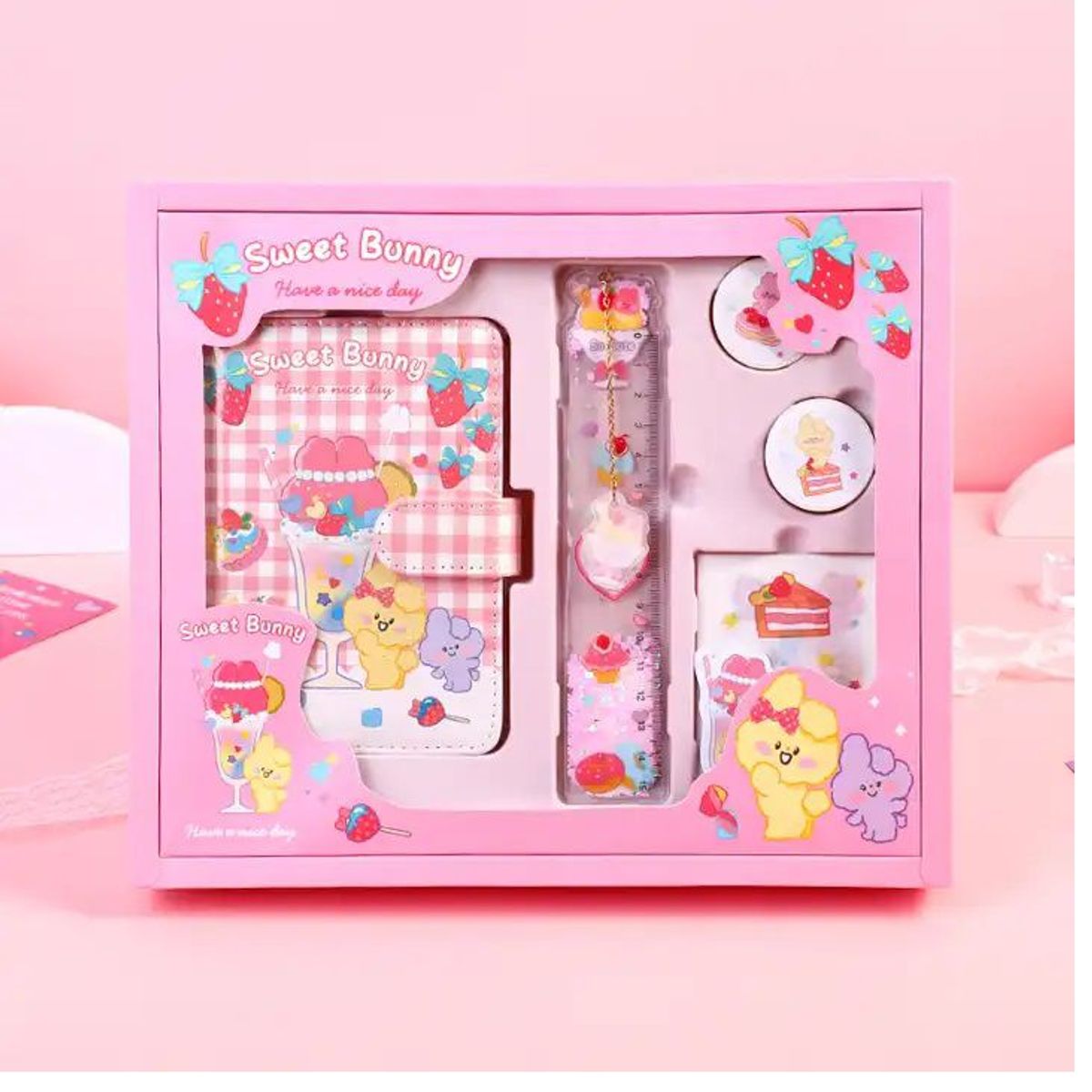 OEM - Diario con Set de Manualidades para Niños Color Rosado