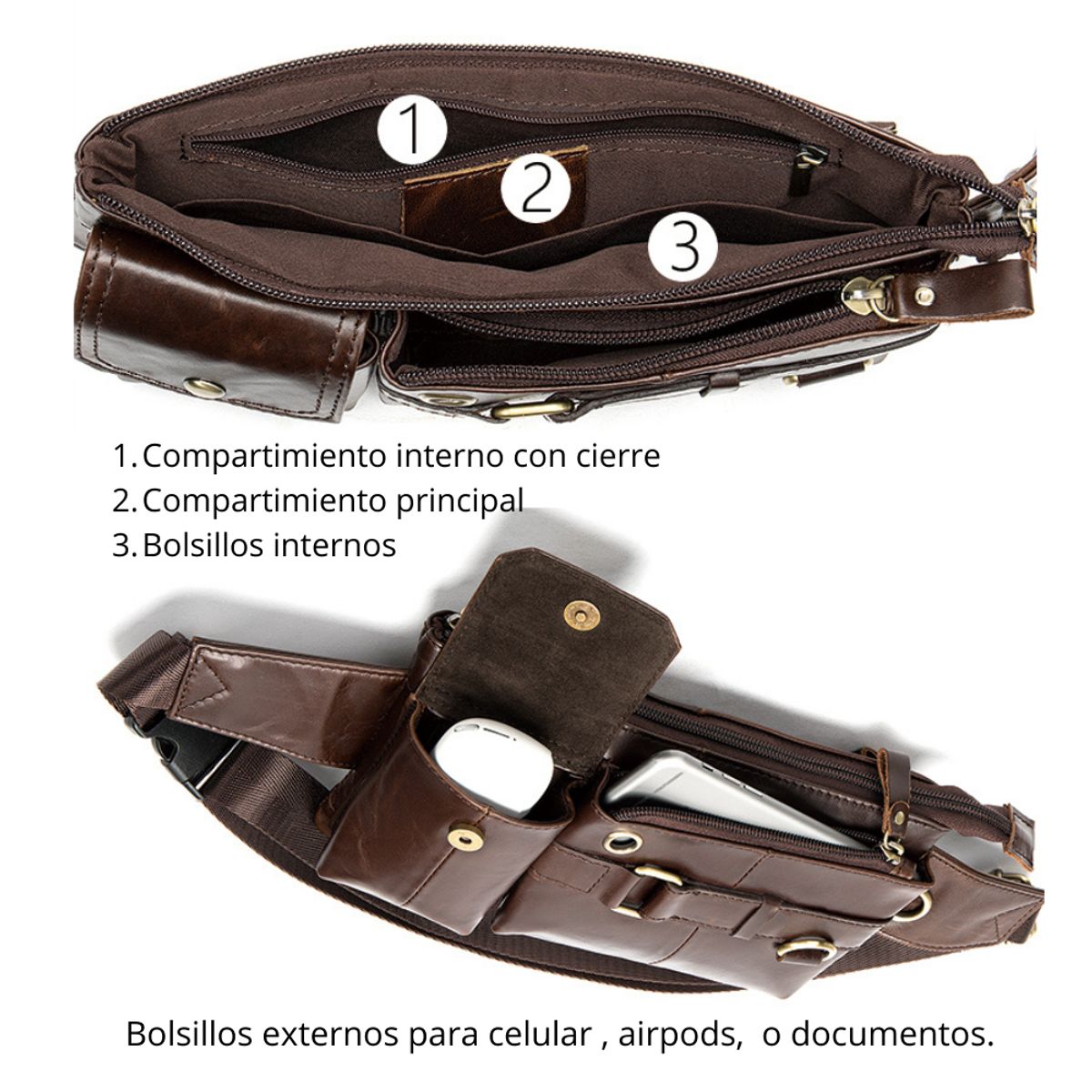 GENERICO - Canguro J-Kavis de Cuero Vacuno 8637