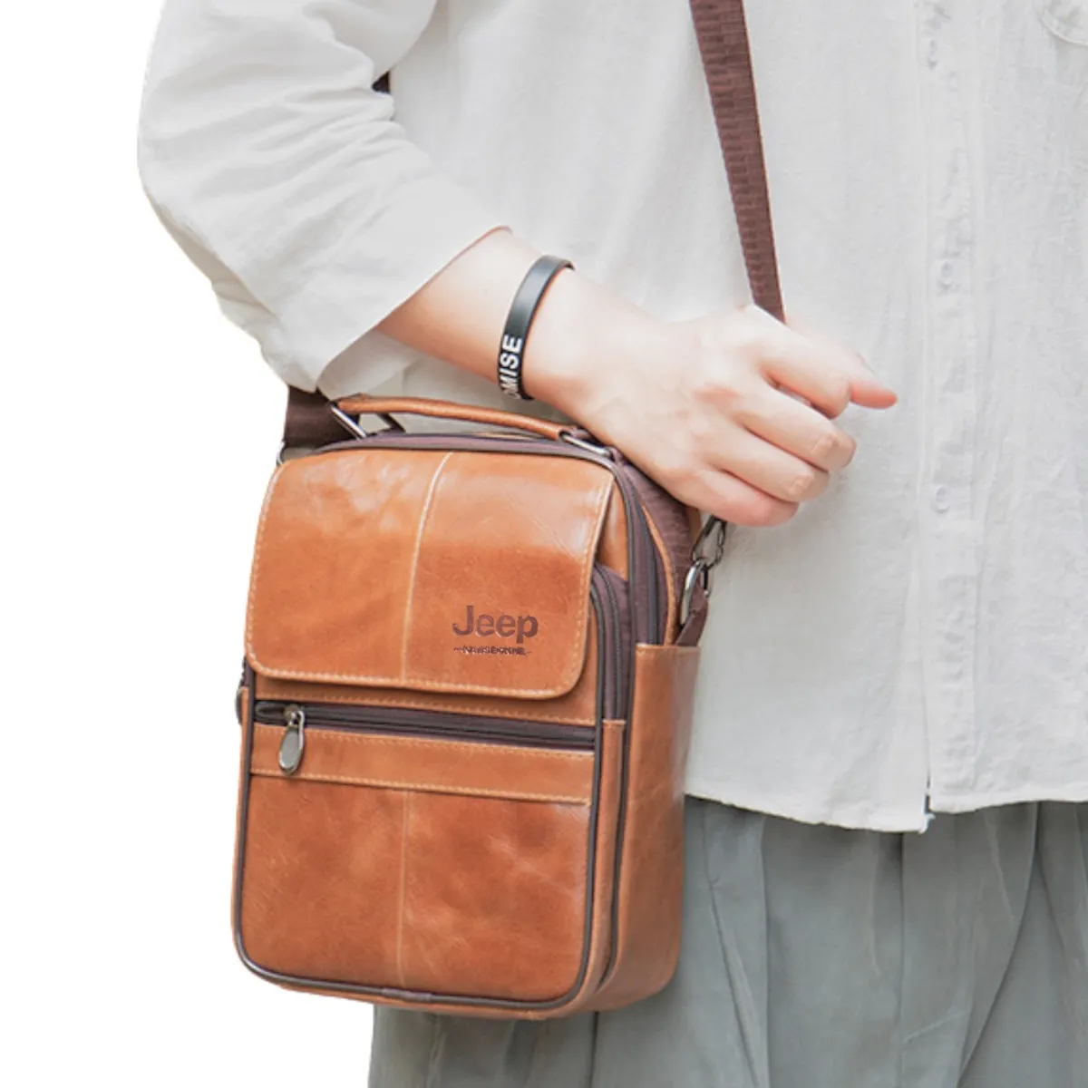 GENERICO - Morral J-Kavis de Cuero Vacuno 6037