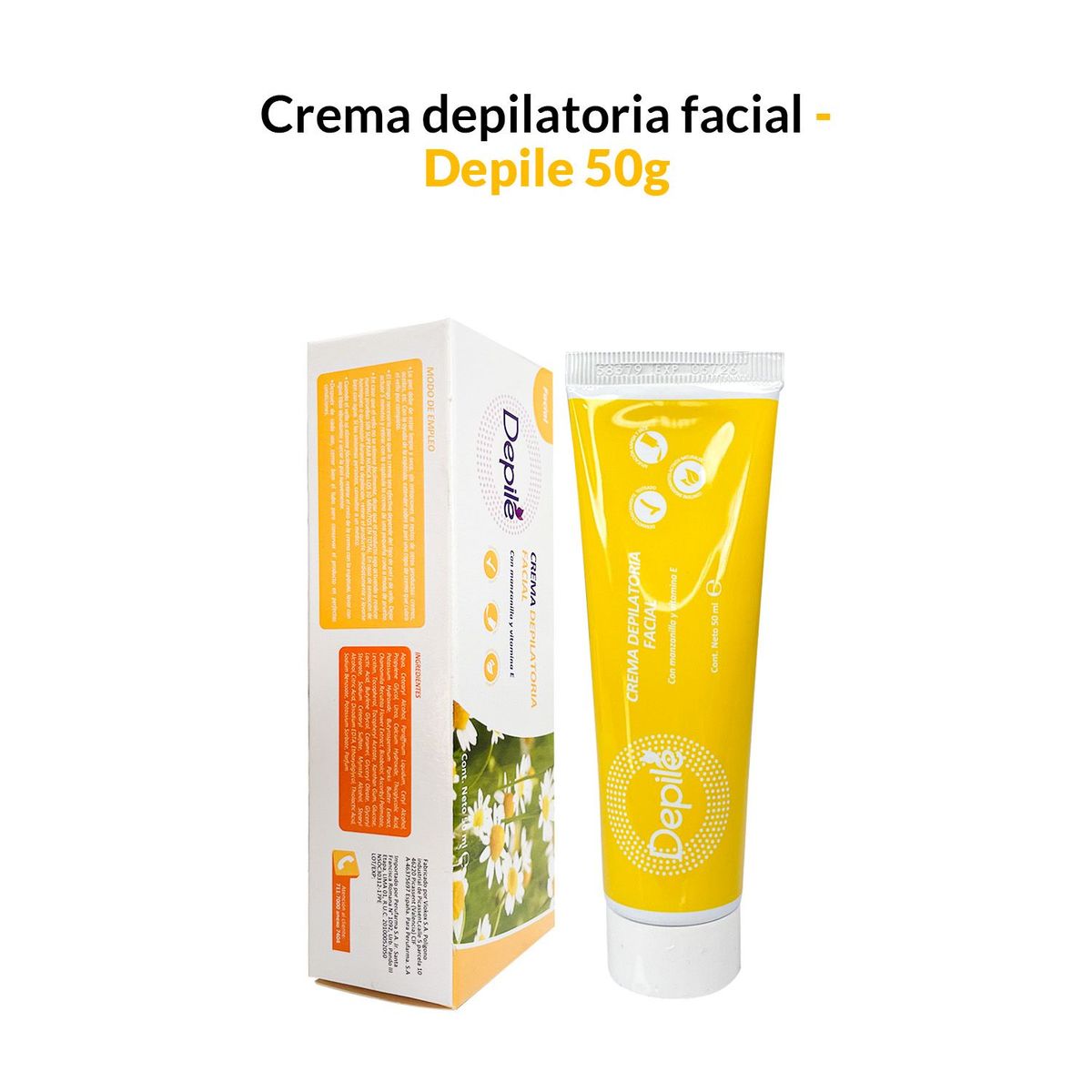 GENERICO - Crema depilatoria facial 50ml  Depile