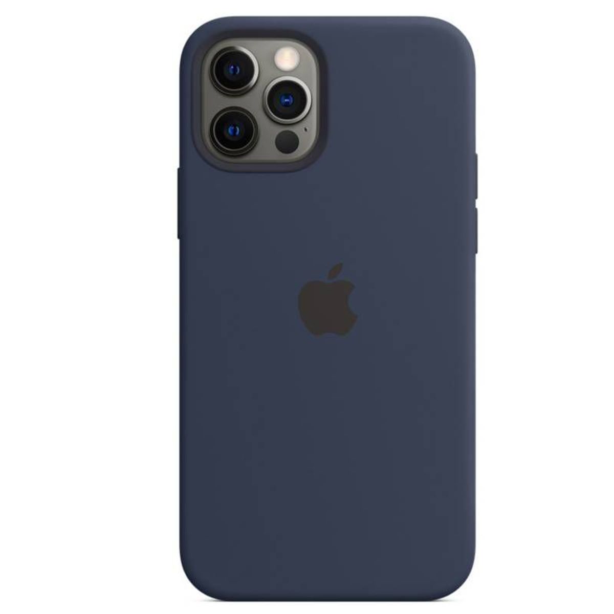 APPLE - Case Silicona Para Iphone 14 AZUL NOCHE + Mica de Vidrio