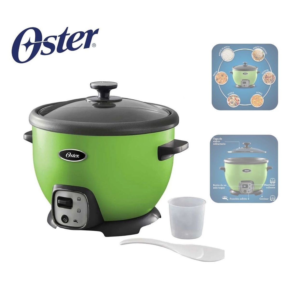 OSTER - Olla Arrocera Oster Con Función Sofrito 1.8 lts Verde