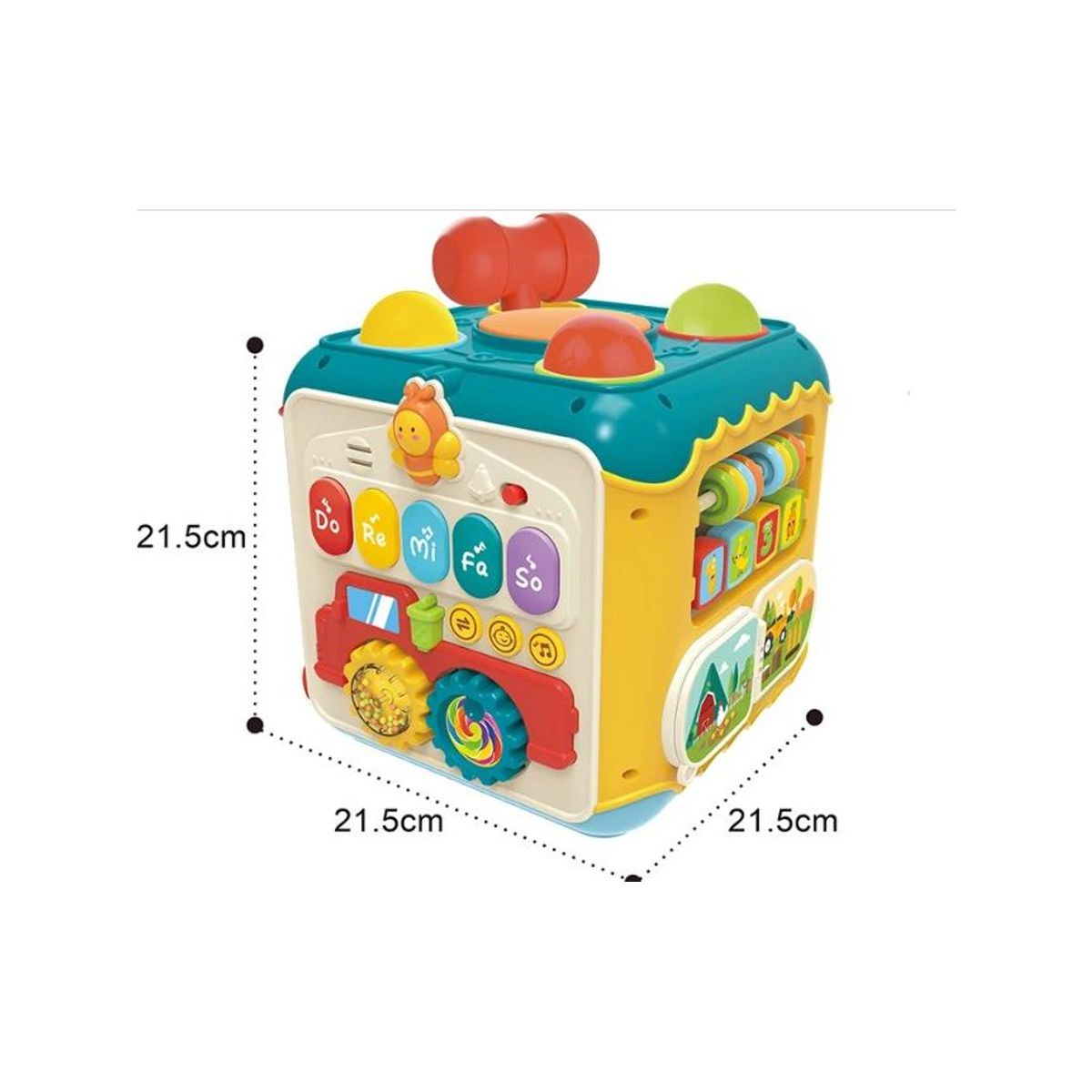 GENERICO - Cubo Interactivo Infantil con Múltiples Actividades