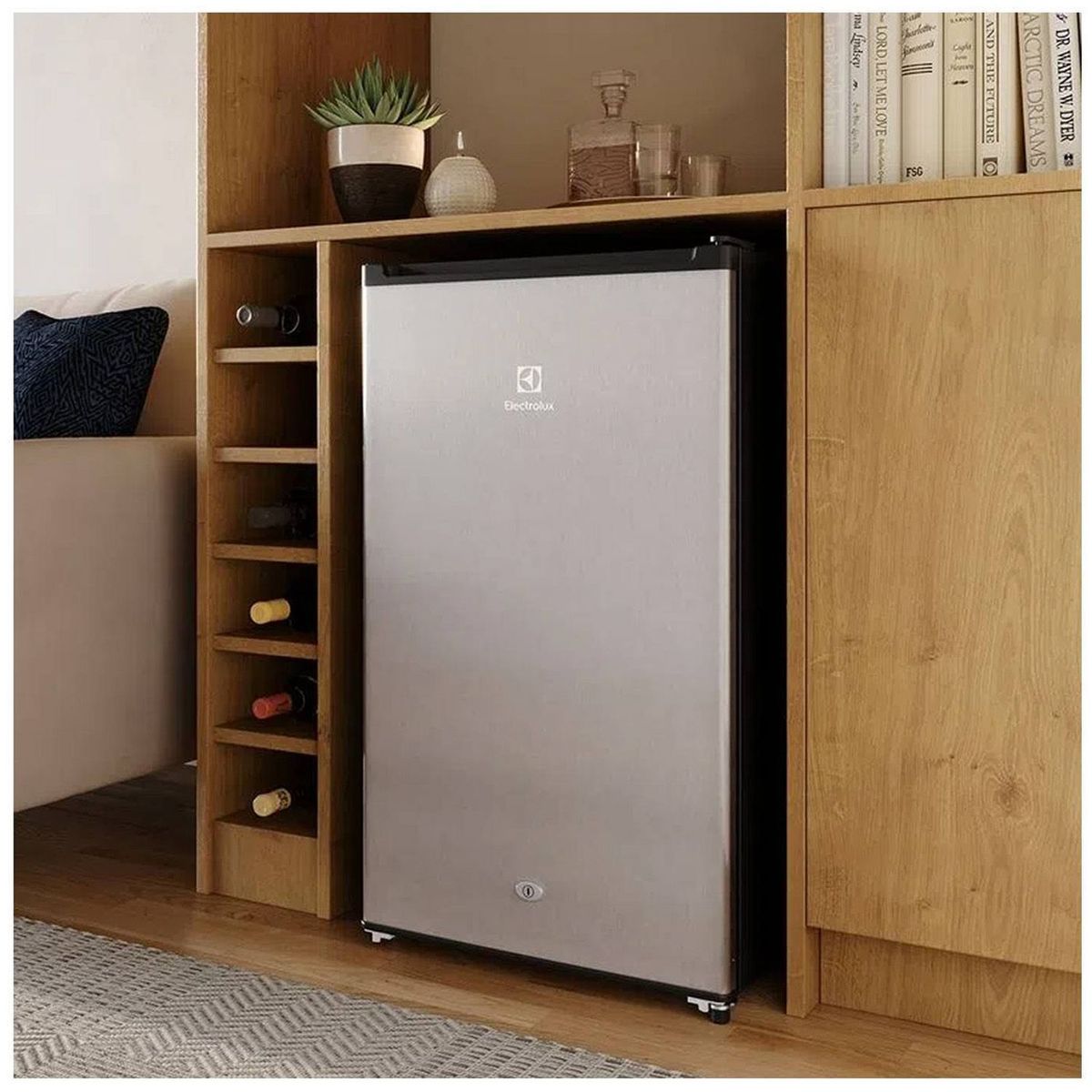 ELECTROLUX - Frigobar Electrolux 90L Premium Gris ERD090G2HWG