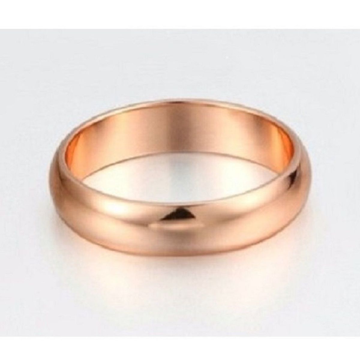 GENERICO - Anillo Matrimonio Alianza Eternal Love Mujer Bañado Oro Novia Genieka