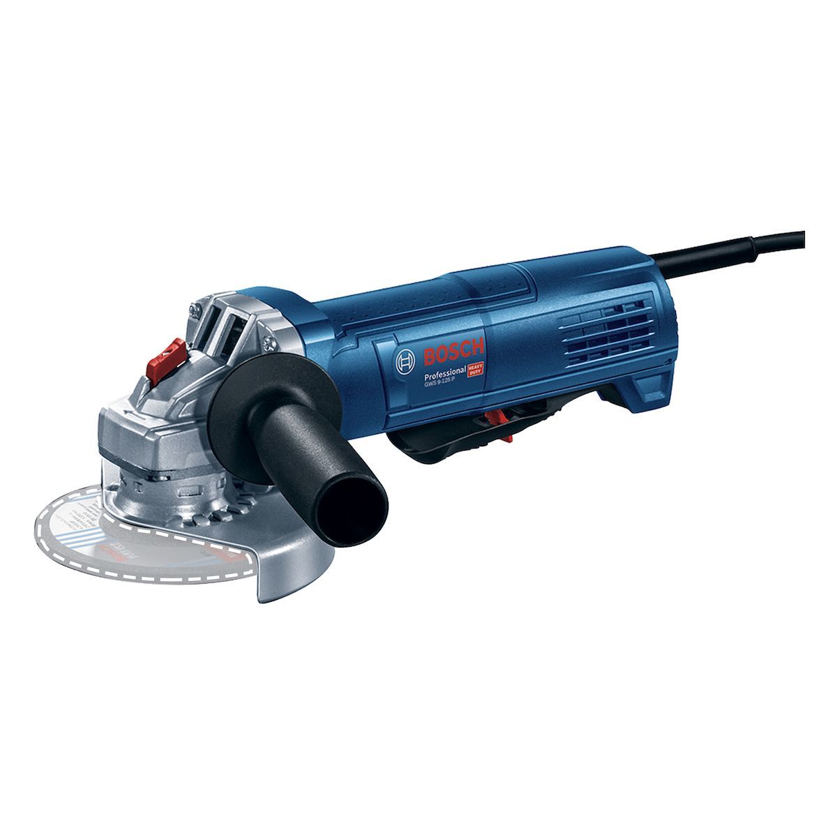 BOSCH - Esmeril Amoladora Bosch Gws 9-125 P 900 Watts Heavy Duty H M