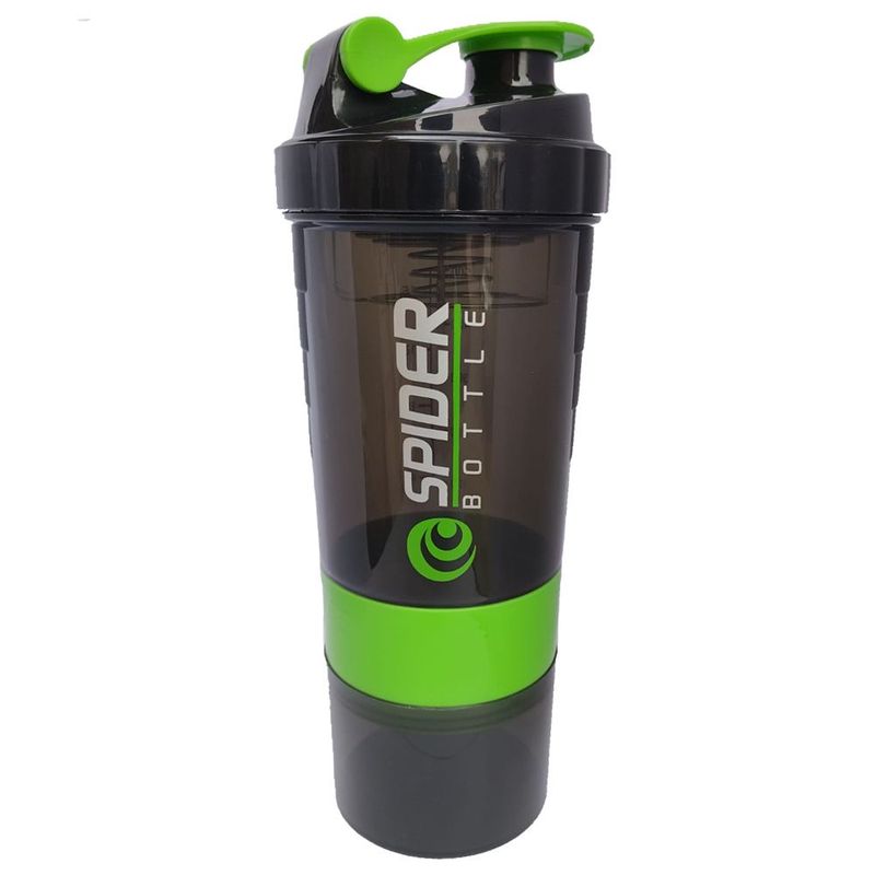 REAL FITNESS PERU - Tomatodo Shaker Smart 3 Cuerpos 500ml Color Verde