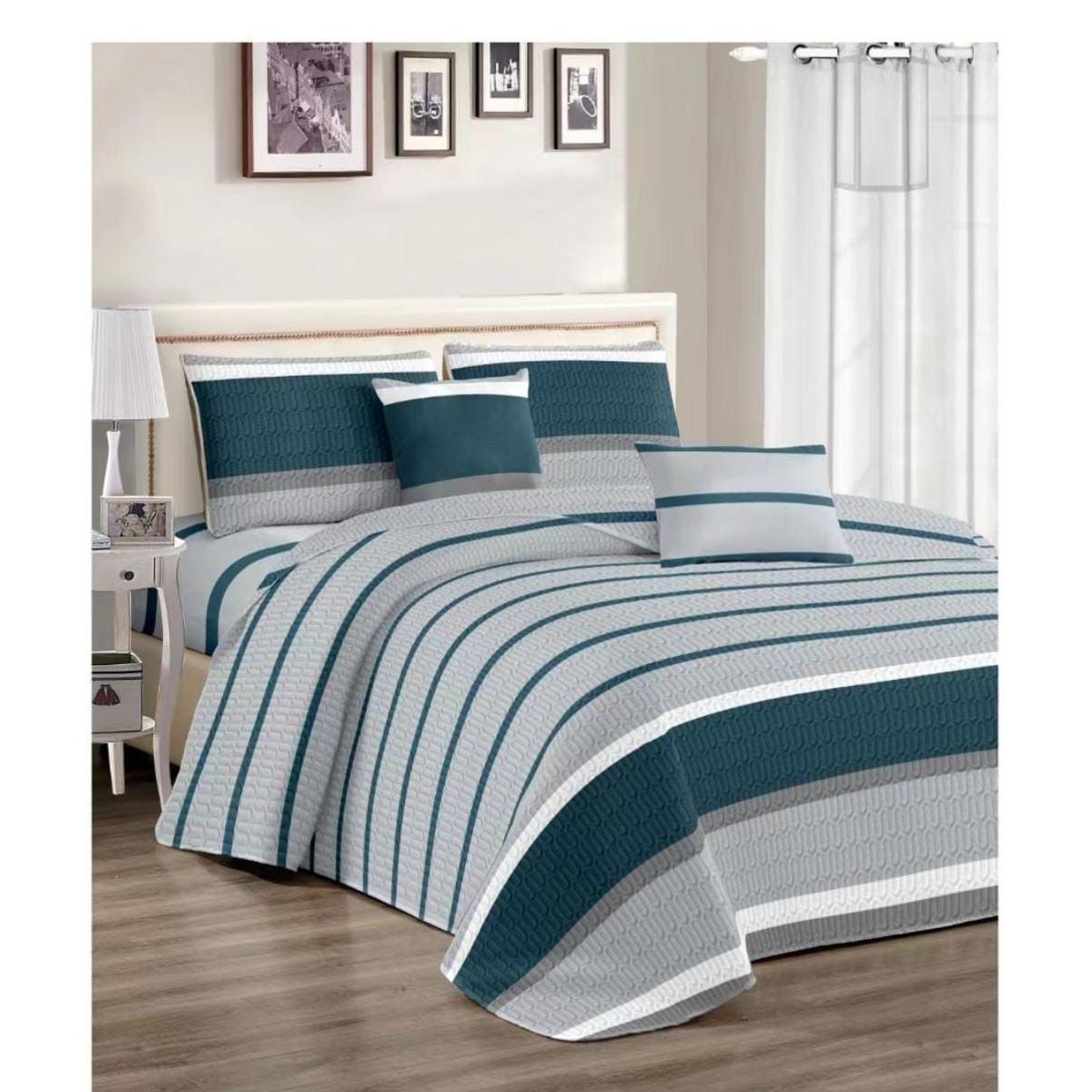 GENERICO - JUEGO DE SÁBANAS PALMERAS DE 2 PLAZAS