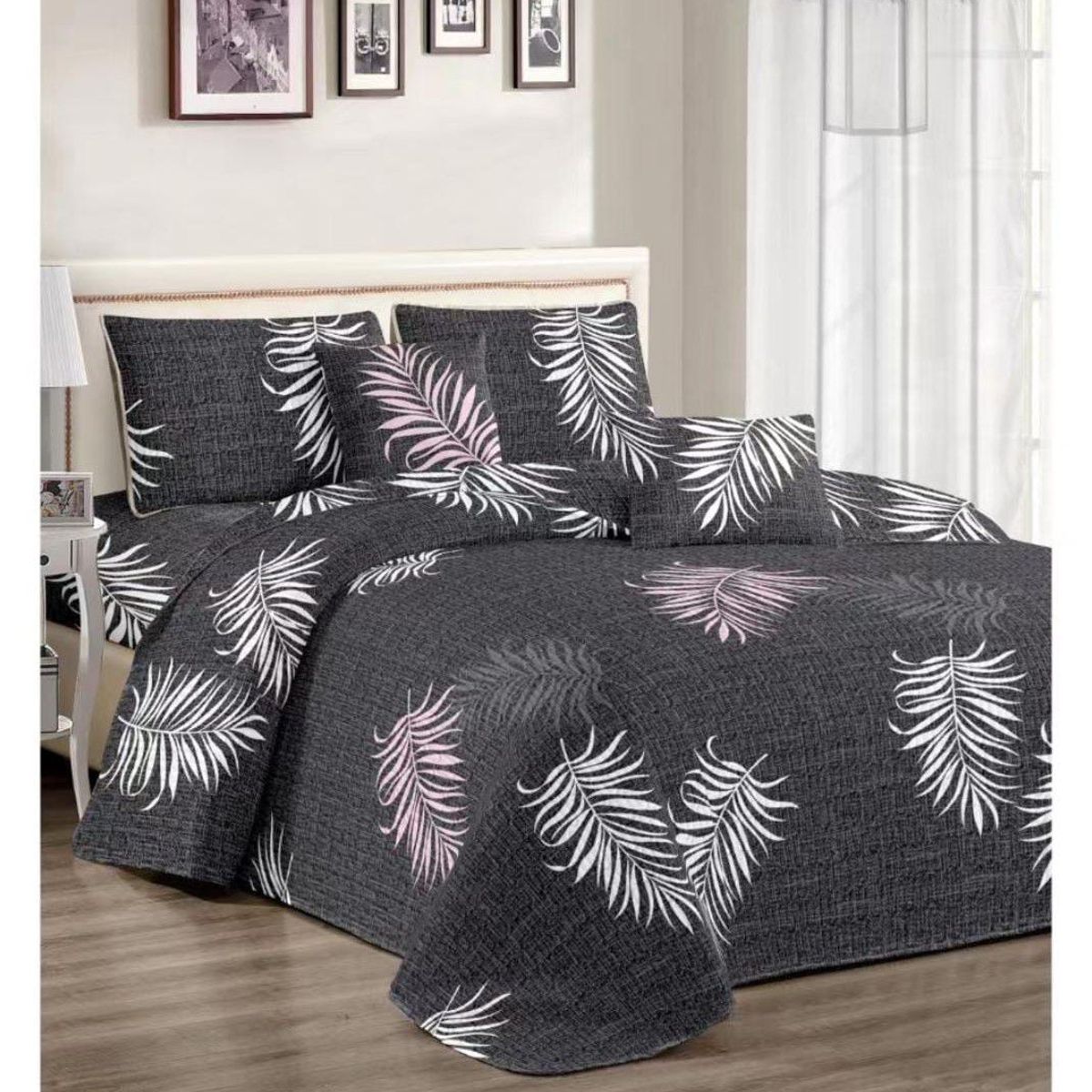 GENERICO - JUEGO DE SÁBANAS PALMERAS DE 2 PLAZAS