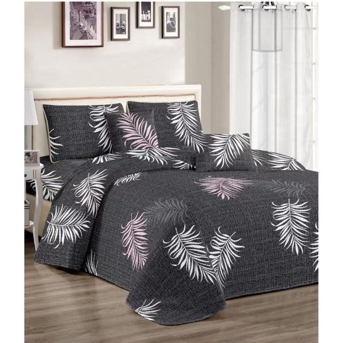 GENERICO - JUEGO DE SÁBANAS PALMERAS DE 2 PLAZAS