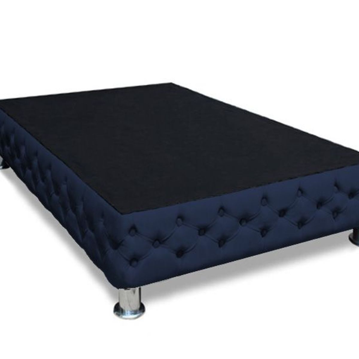 BARAKA HOME - Base De Cama Aarhus 1.5 plz - Azul Marino