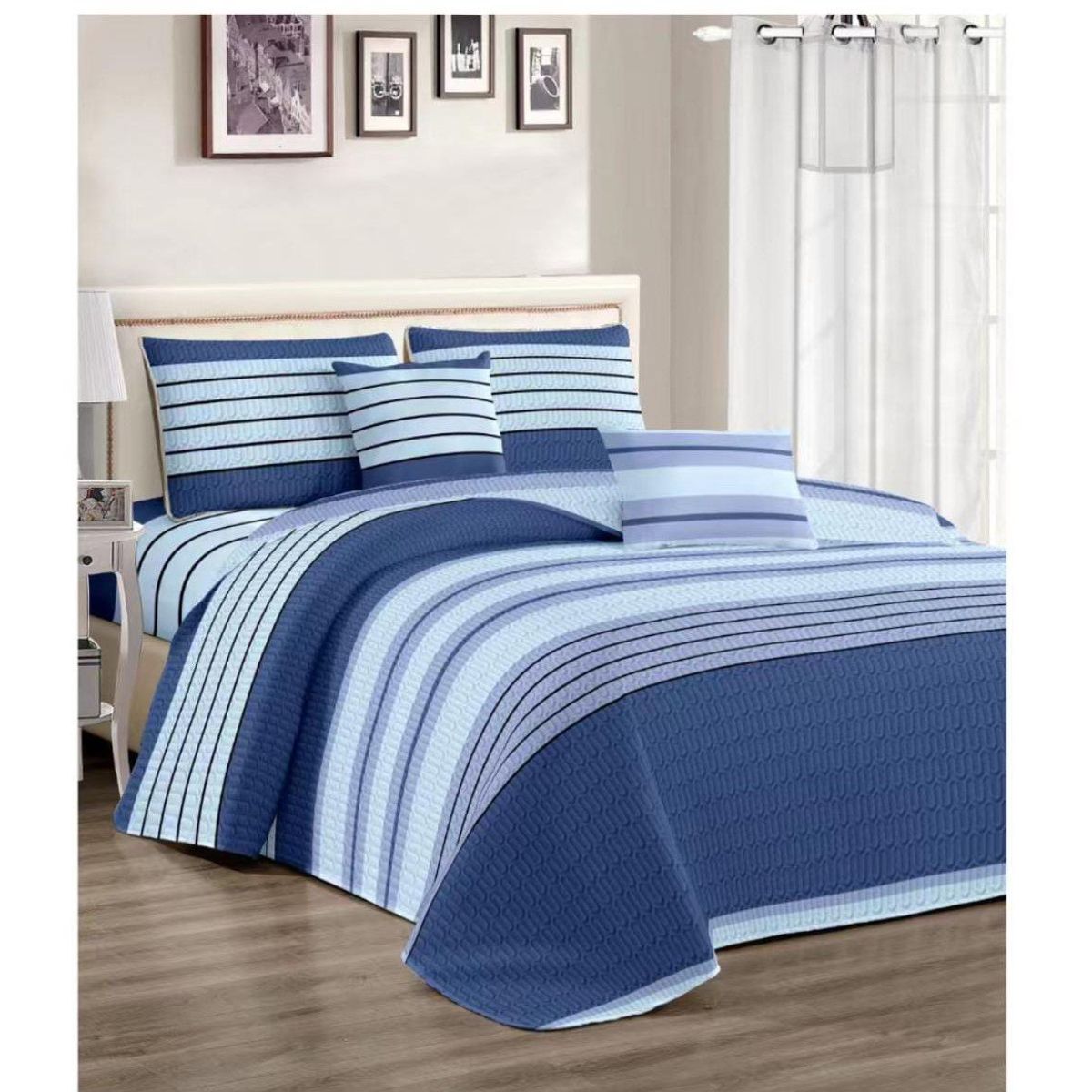 GENERICO - JUEGO DE SÁBANAS PALMERAS DE 2 PLAZAS