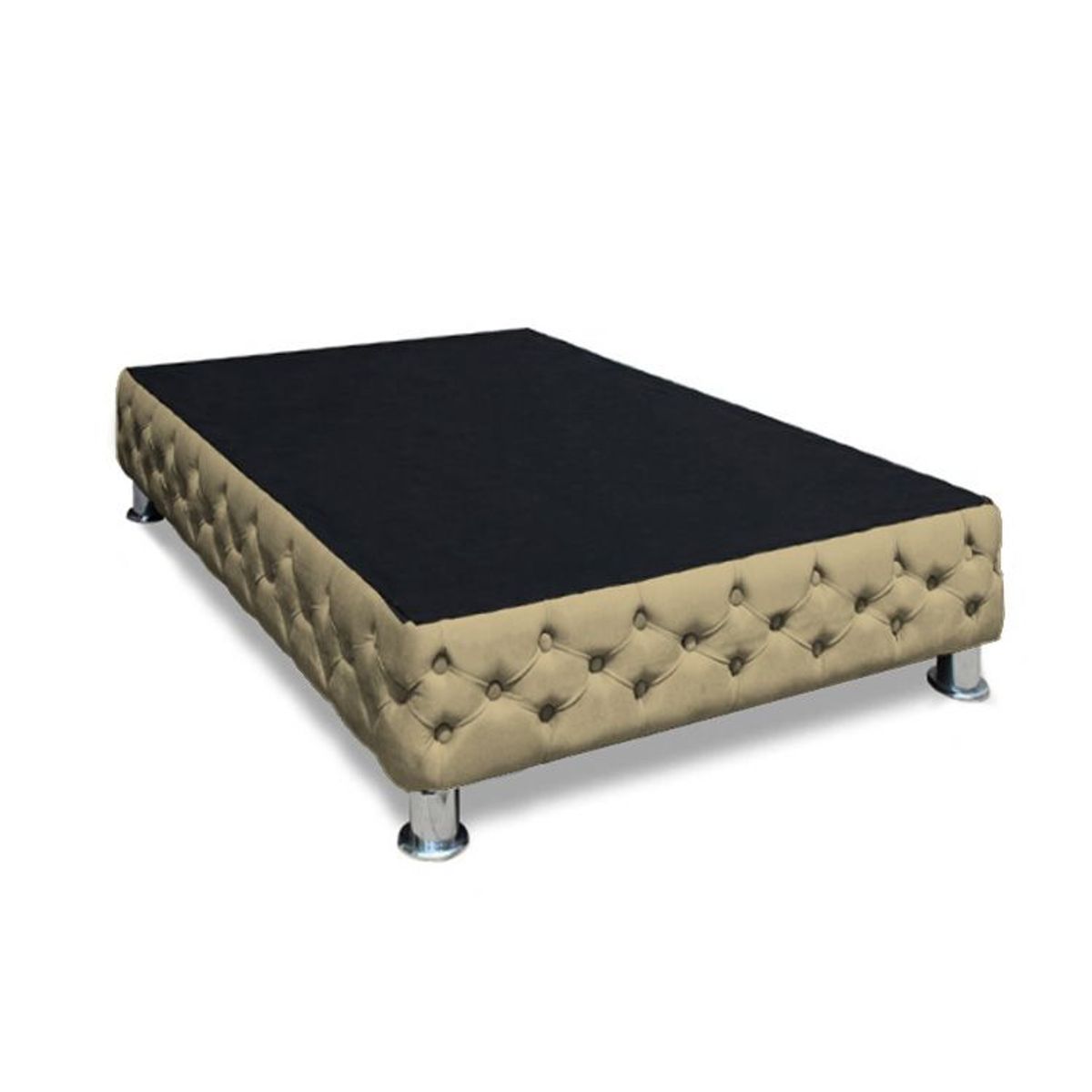 BARAKA HOME - Base De Cama Aarhus 1.5 plz - Beige Oscuro