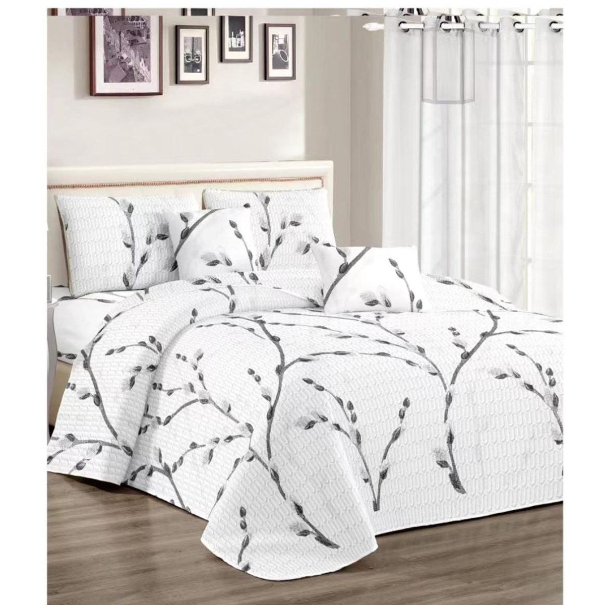 GENERICO - JUEGO DE SÁBANAS PALMERAS DE 2 PLAZAS