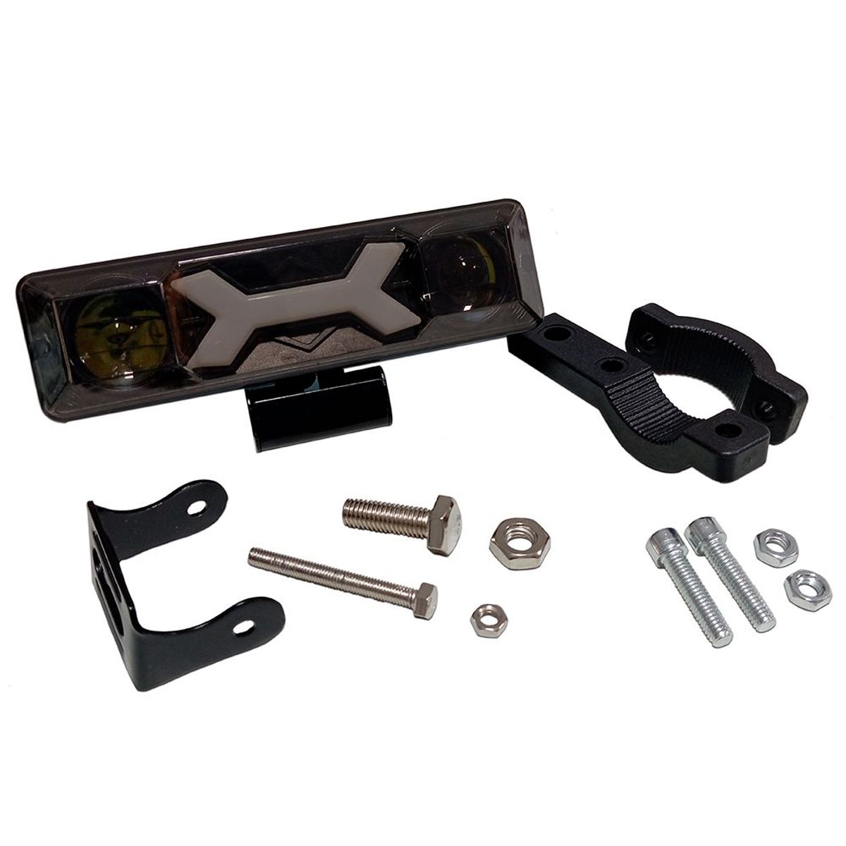 GENERICO - Faro Led Neblinero Platanito 20w Luz Dual 4 Funciones 12v24v