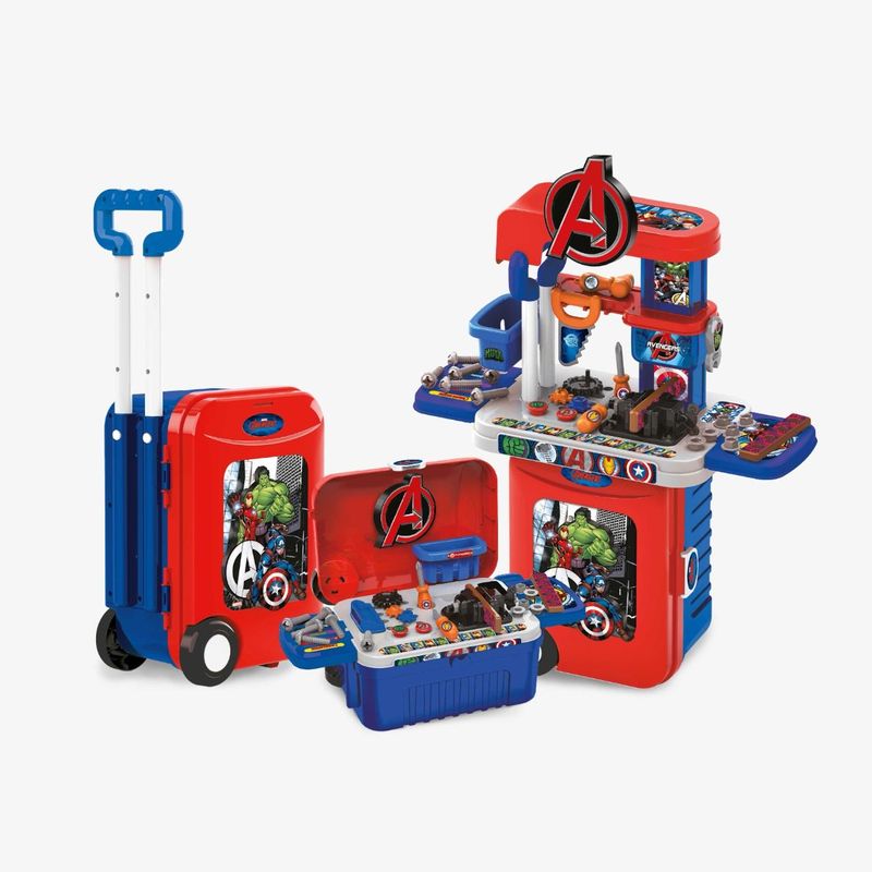 MARVEL - Set de Herramientas Maleta 3 en 1 Avengers