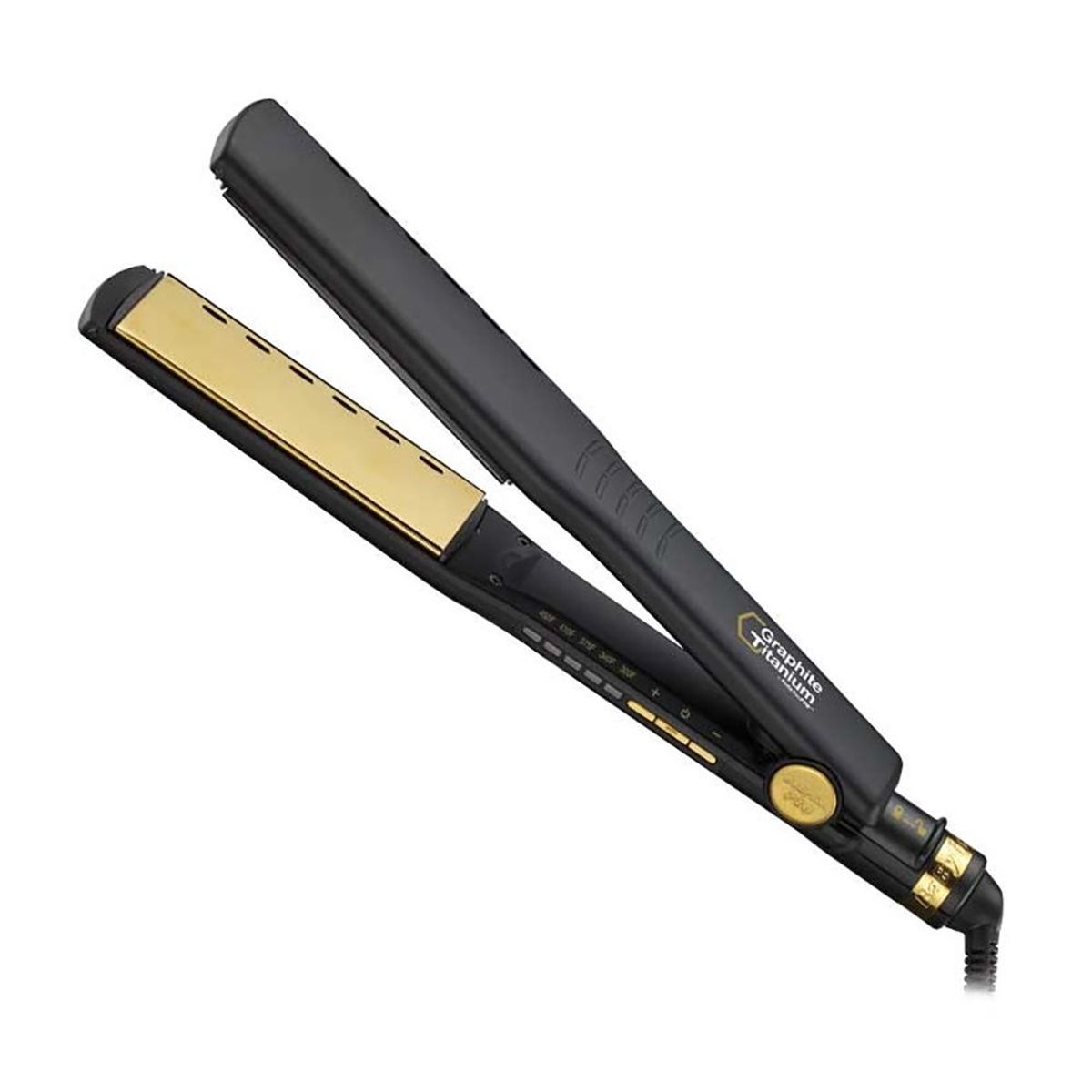 BABYLISS PRO - Alisadora Babyliss Pro Graphite Titanium Negro con Dorado BGT4093