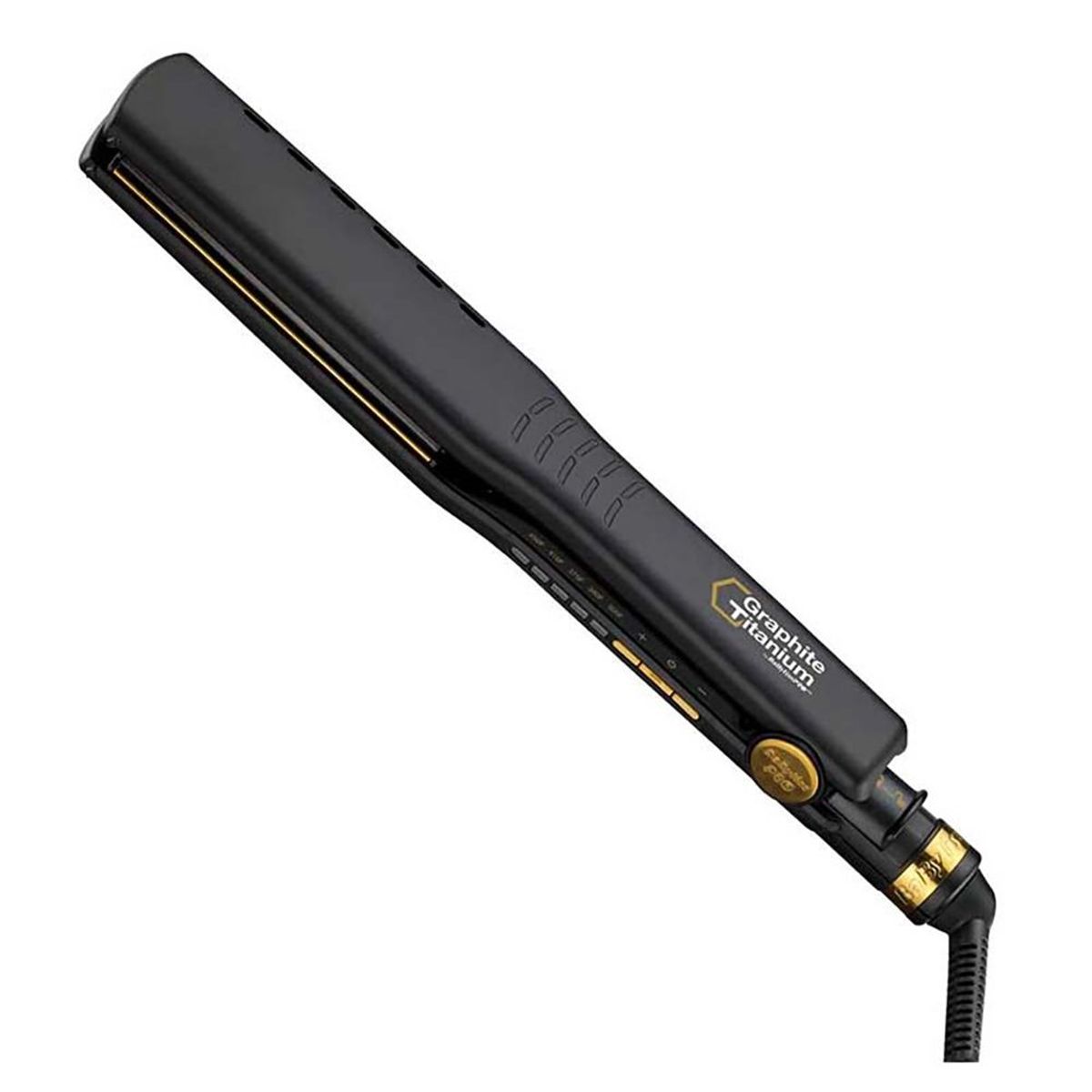 BABYLISS PRO - Alisadora Babyliss Pro Graphite Titanium Negro con Dorado BGT4093