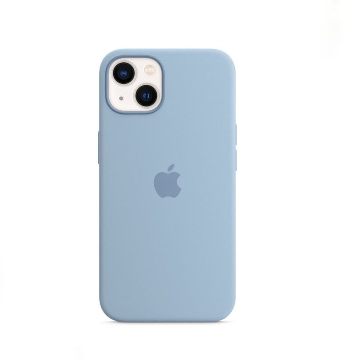 APPLE - Case Silicona Para Iphone 12 o 12 ProCELESTE + Mica de Vidrio