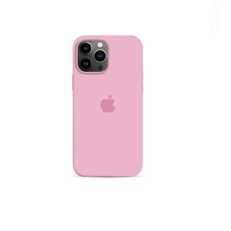 APPLE - Case Silicona Para Iphone 13 Pro Max ROSA + Mica de Vidrio