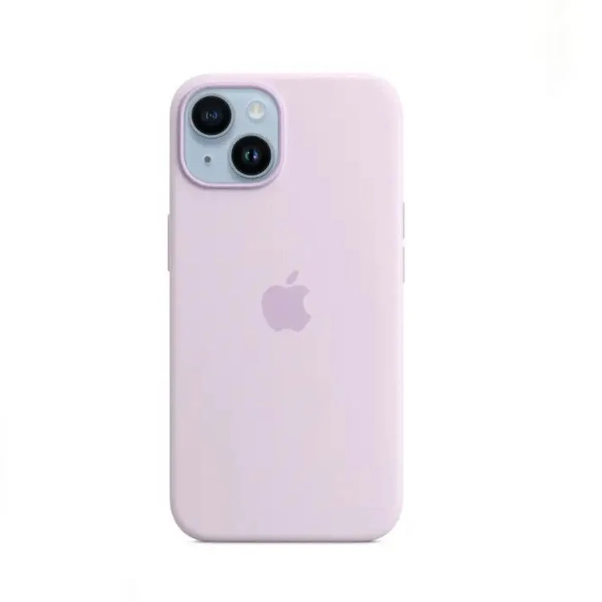 APPLE - Case Silicona Para Iphone 14 LILA + Mica de Vidrio