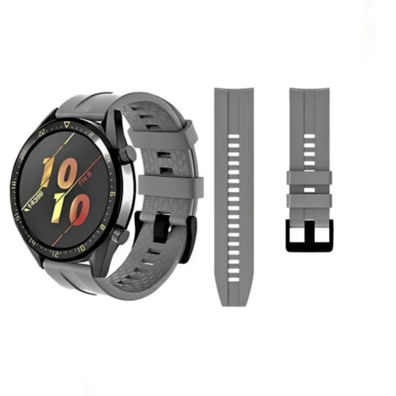 GENERICO - Correa Silicona Para Huawei GT2 46MM - PLOMO