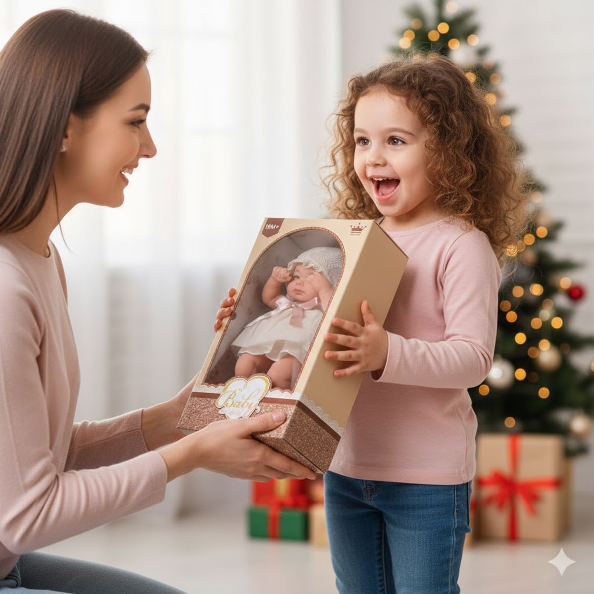 GENERICO - BEBÉ REBORN REALISTA  30CM