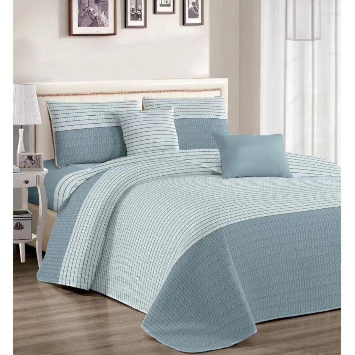 GENERICO - CUBRECAMA PALMERAS DE 2 PLAZAS.