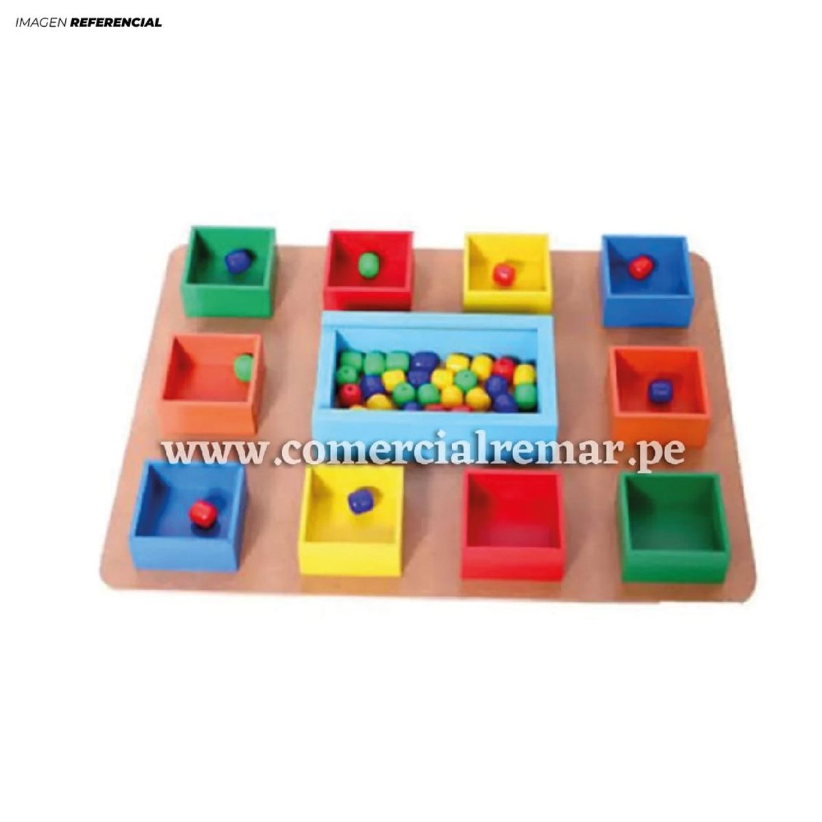 GENERICO - Caja Mackinder Tablero con Divisiones 60