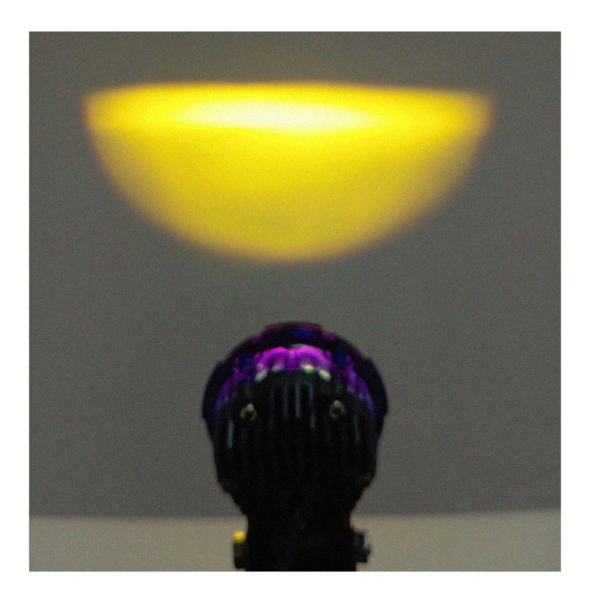 GENERICO - Exploradora Faro Led Aureola Azul Luz Fijo y Flash 5w X Par