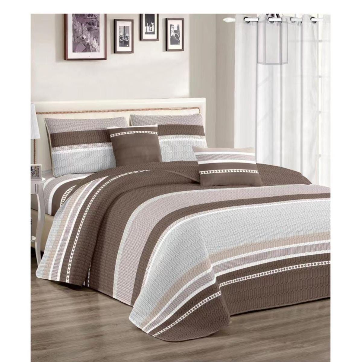 GENERICO - CUBRECAMA PALMERAS DE 2 PLAZAS.