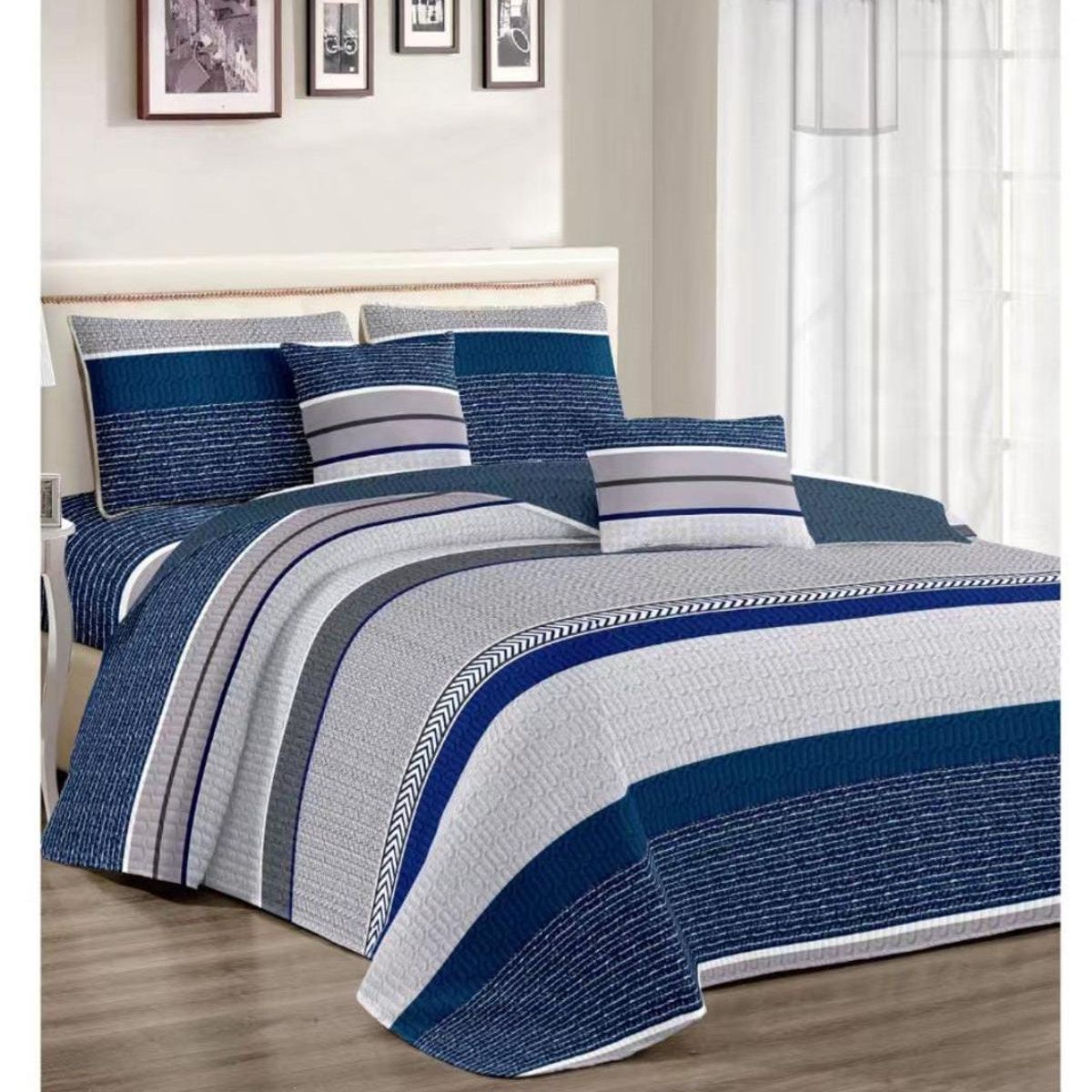 GENERICO - CUBRECAMA PALMERAS DE 2 PLAZAS.