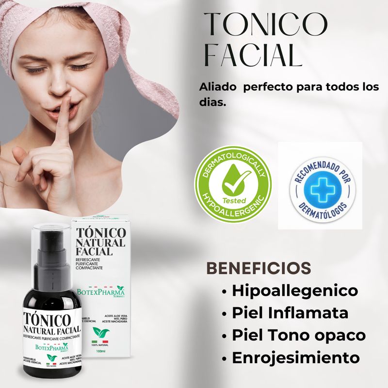 BOTEXPHARMA - TÓNICO FACIAL BOTEX PHARMA  Italiano Con Vitamina K