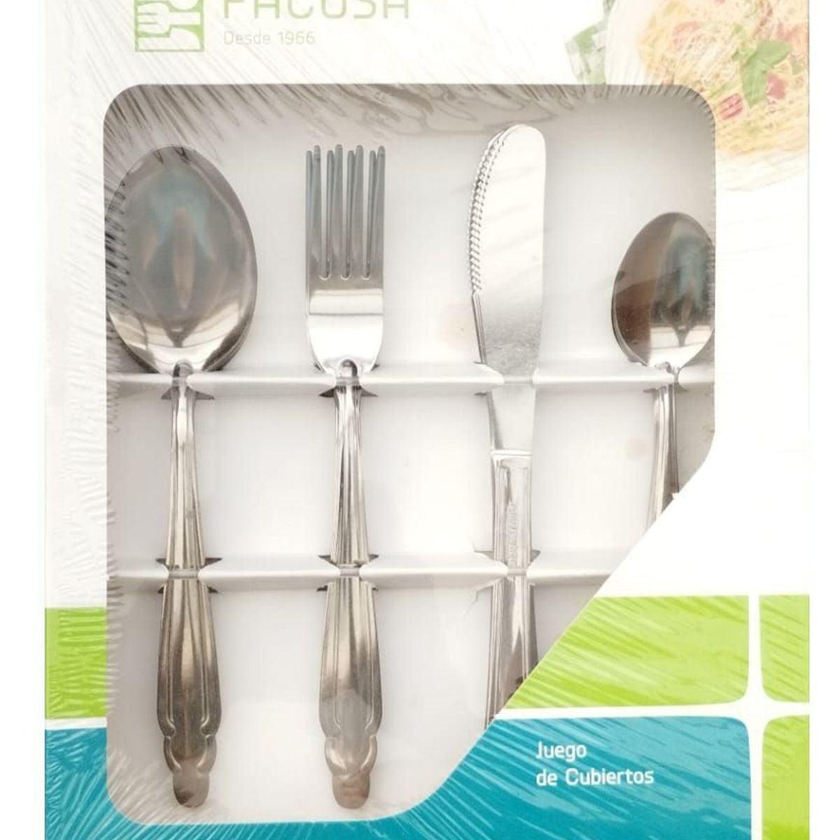 FACUSA - Set De Cubiertos Facusa X 24 Mesa Acero Inoxidable