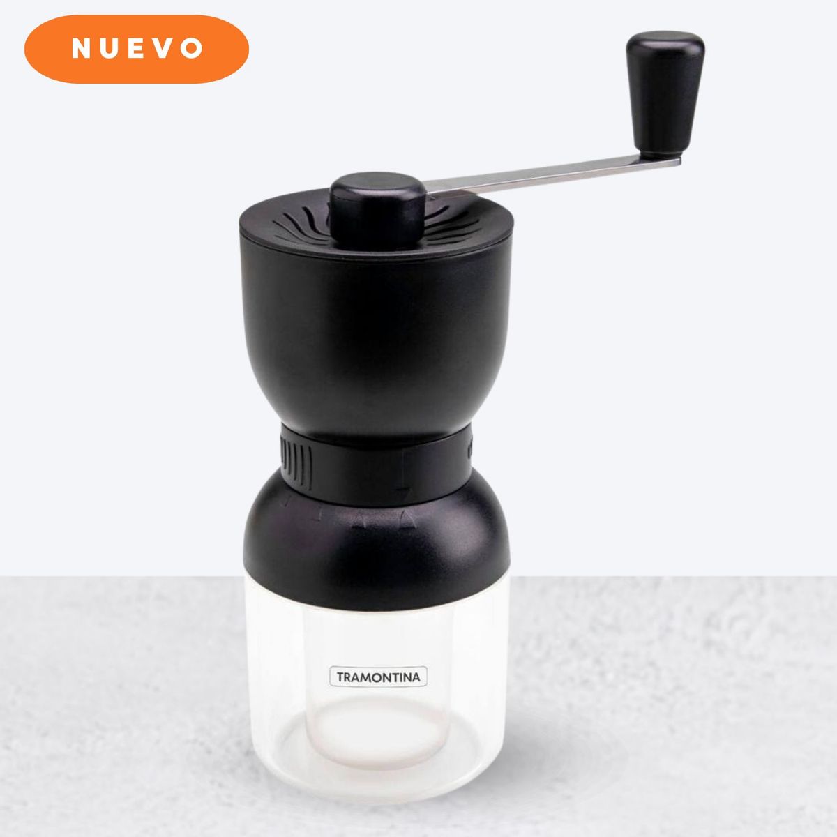TRAMONTINA - Molinillo de Café con Manivela de Mano