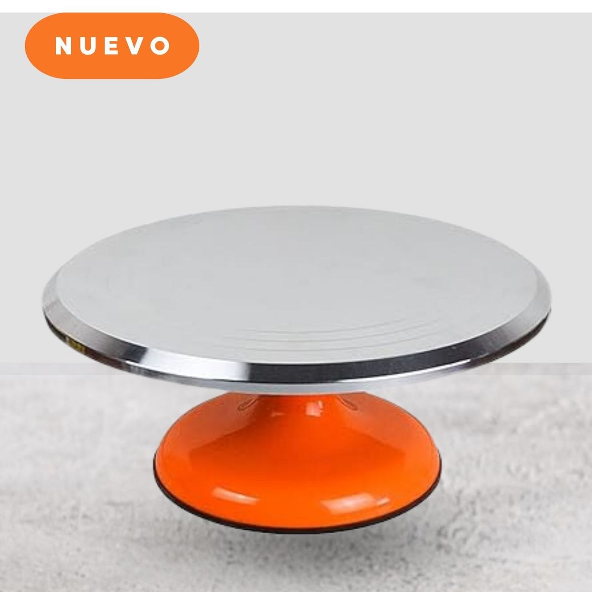 GENERICO - Bailarina para Decorar Tortas Base Giratoria Aluminio 30 cm