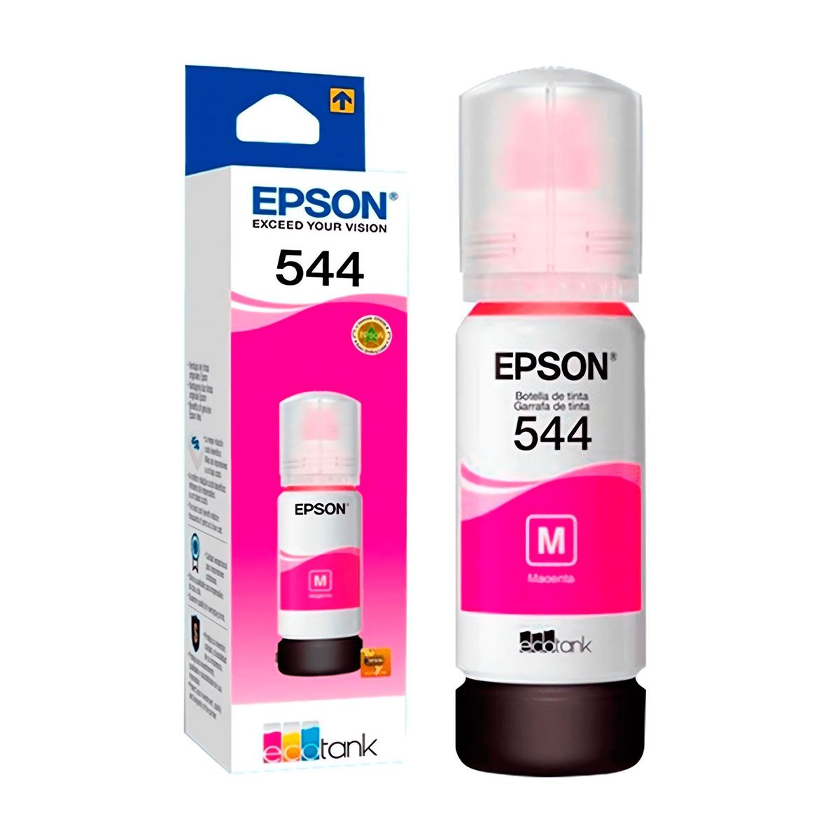 EPSON - Tinta Original Epson T544 Rinde 7500 Hojas Magenta 65ml.