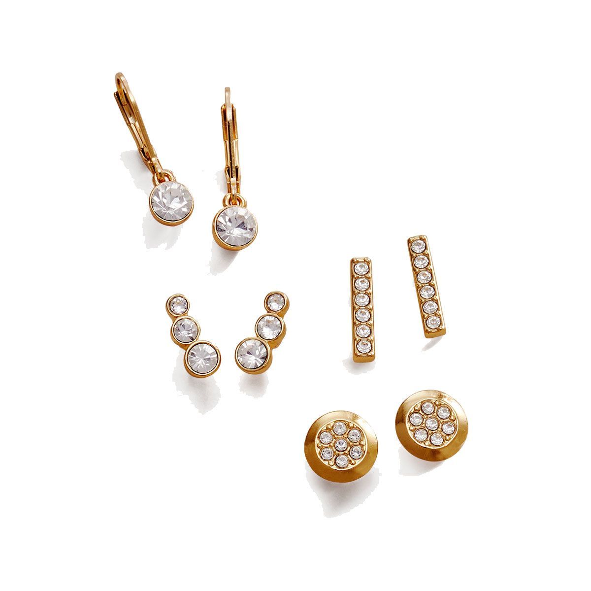 YANBAL - Set de Aretes Delta x4 Pares Yanbal